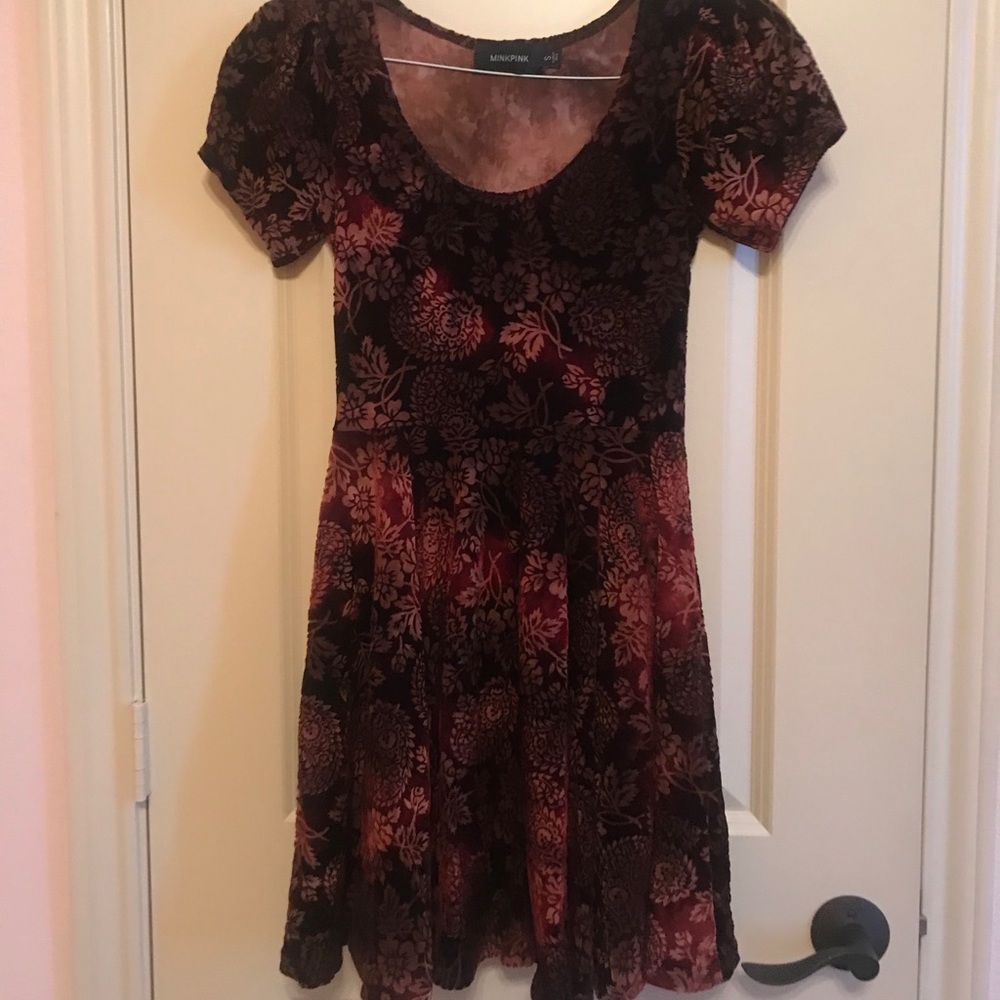 MINKPINK velour dress